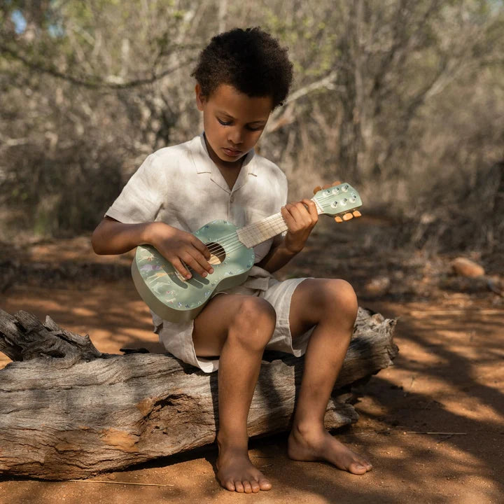 Guitarra de Madera FSC Little Dutch - Safari Friends Verde