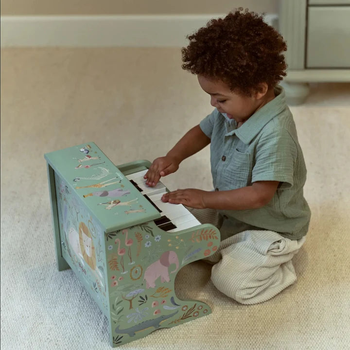 Piano de Madera FSC Little Dutch - Safari Friend Verde