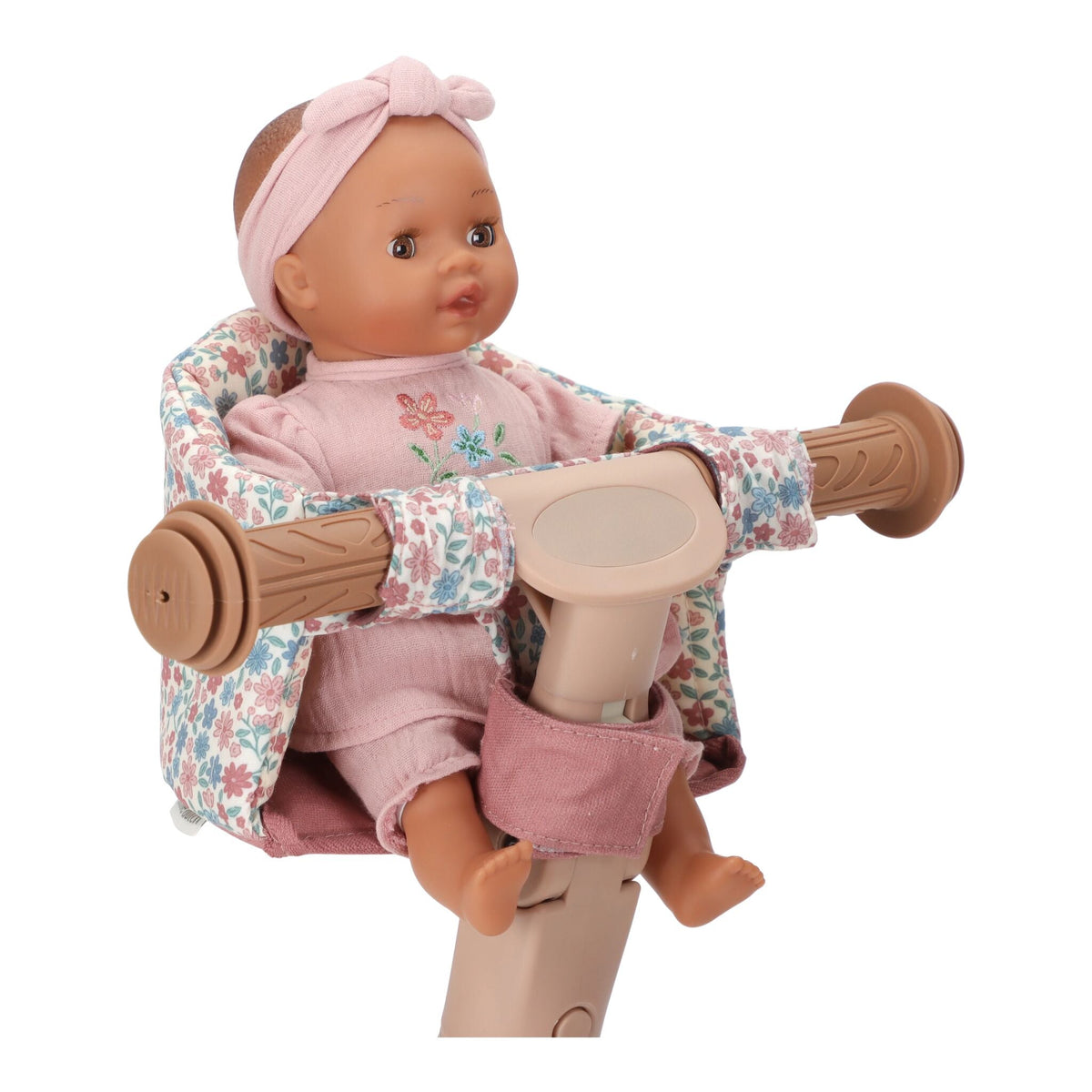 Asiento de bici para muñecas Little Dutch - Rosa