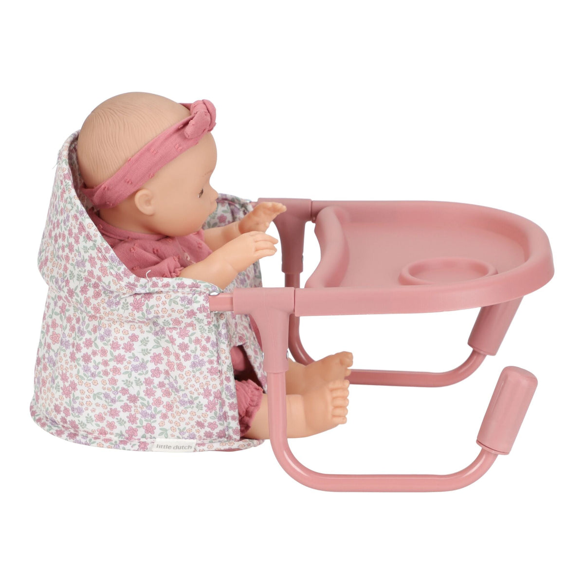 Asiento de mesa para muñecas Little Dutch - Rosa