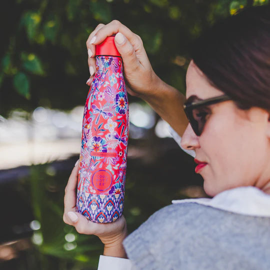 Botella acero inoxidable térmica 500ml Cool Bottles XCLUSIVE - Catalina Estrada - Dragonfly Paradise