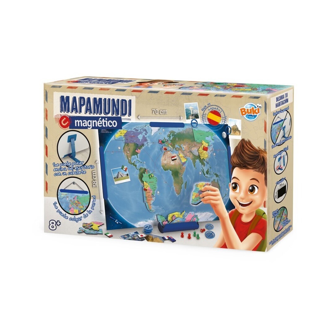 Mapamundi magnético BUKI
