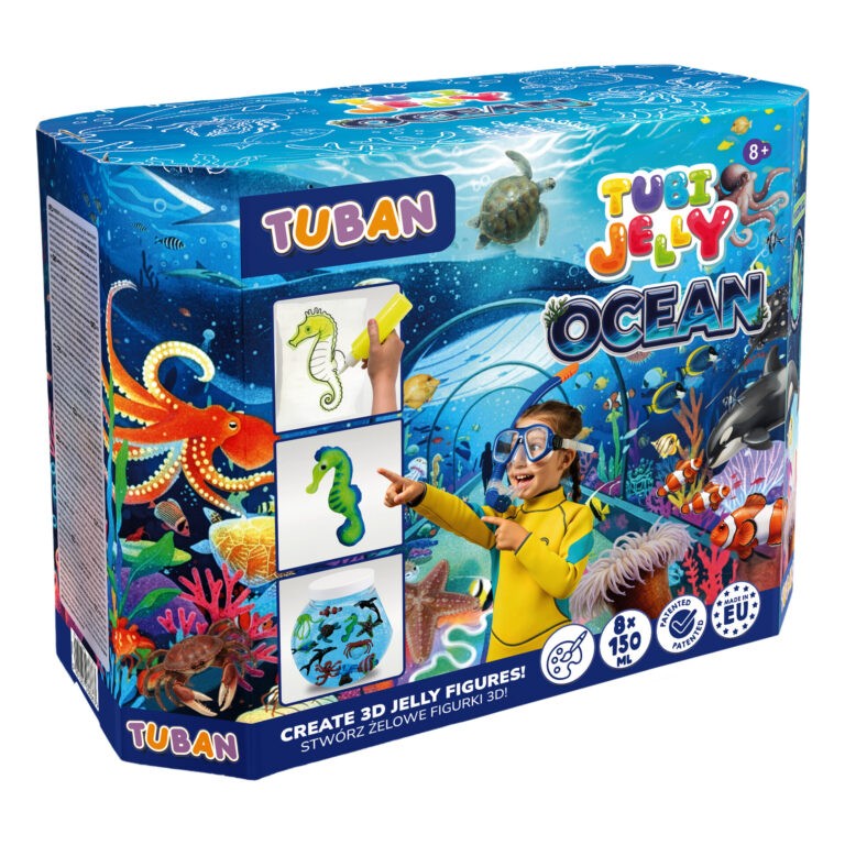 Kit figuras 3D Tubi Jelly Ocean - Tuban