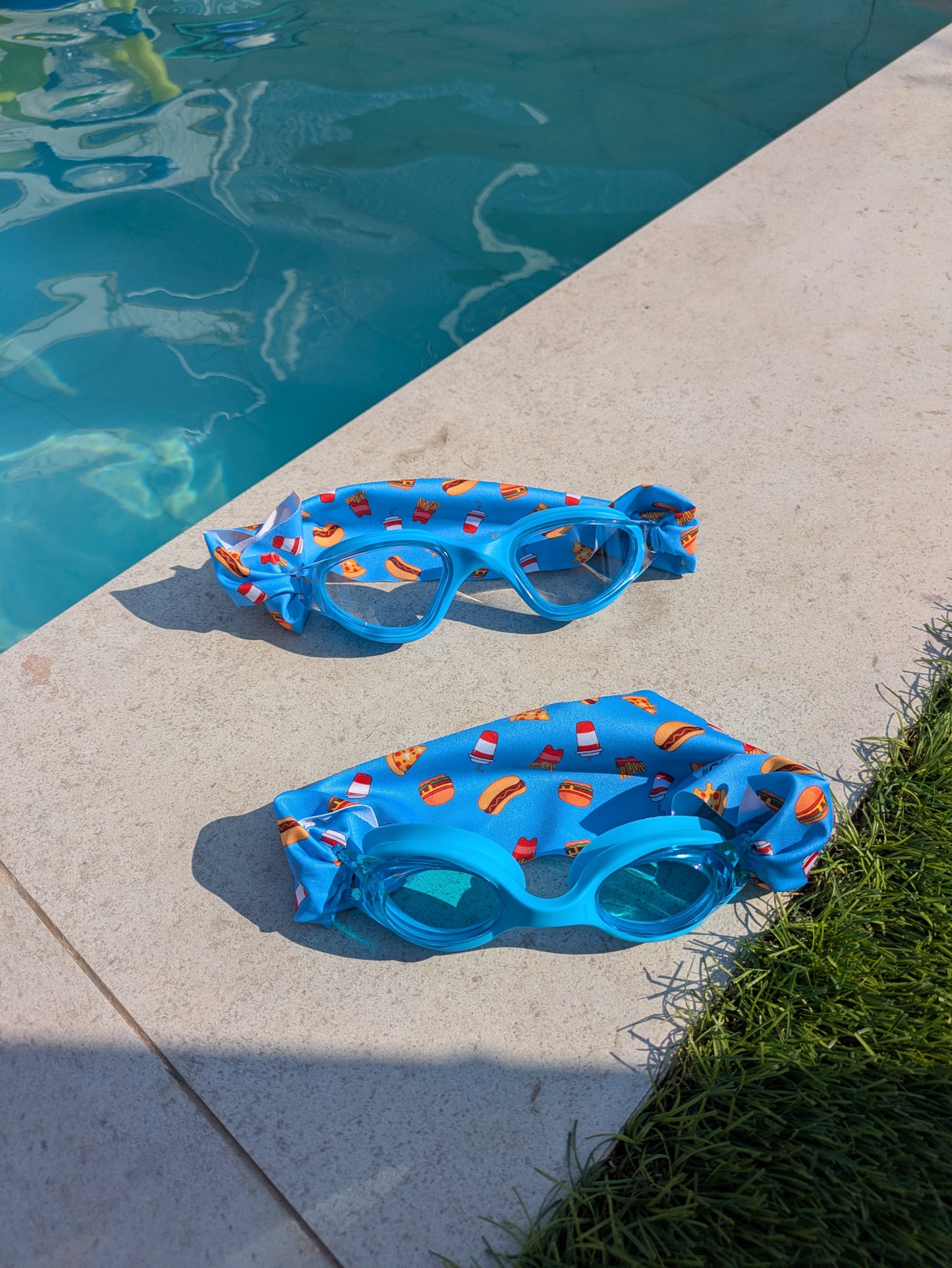 Gafas de Natación con turbante Fun Water - Adulto Azul / Hamburguesas