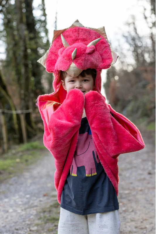 Disfraz capa Triceratops Cuddle Cape - Great Pretenders