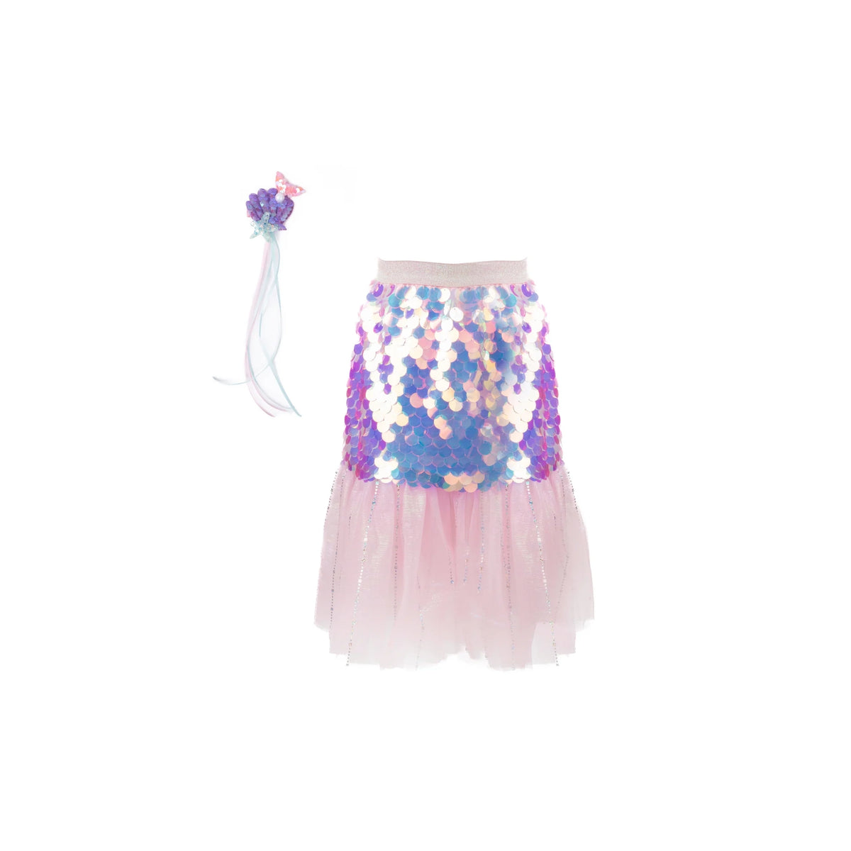 Disfraz Cola de sirena Rosa - Great Pretenders