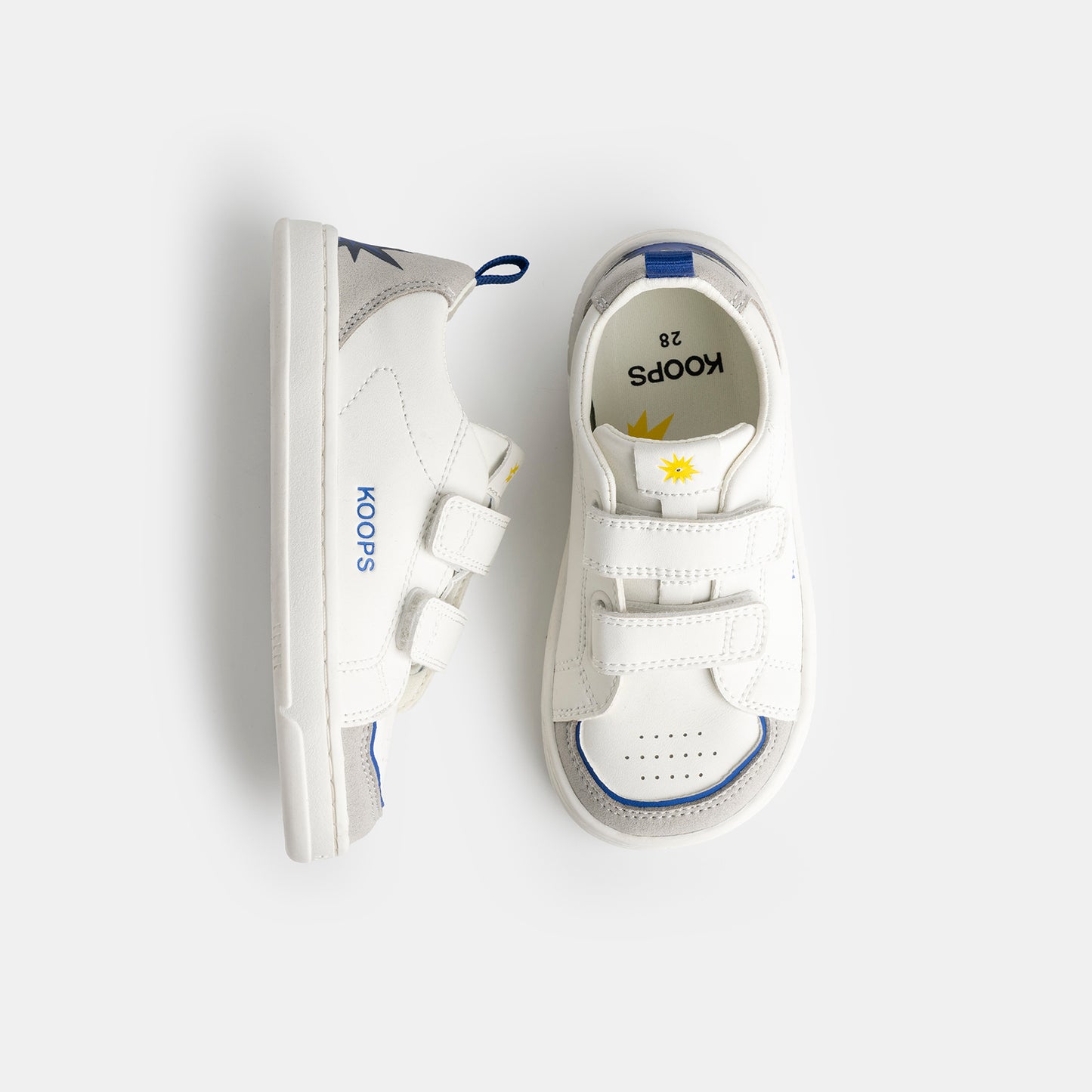 Deportivas Kids Koops - Rafi Blanco Azul