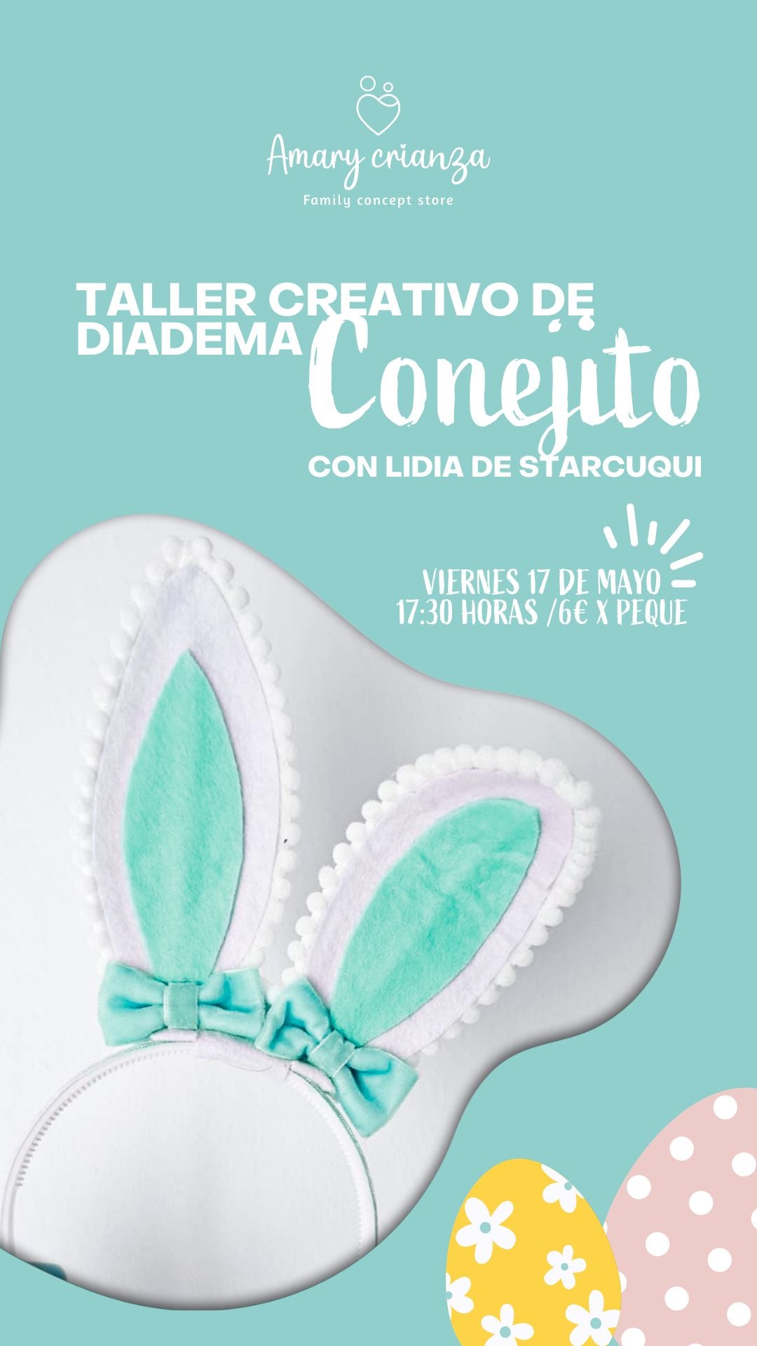 Taller Creativo de Diadema Conejito