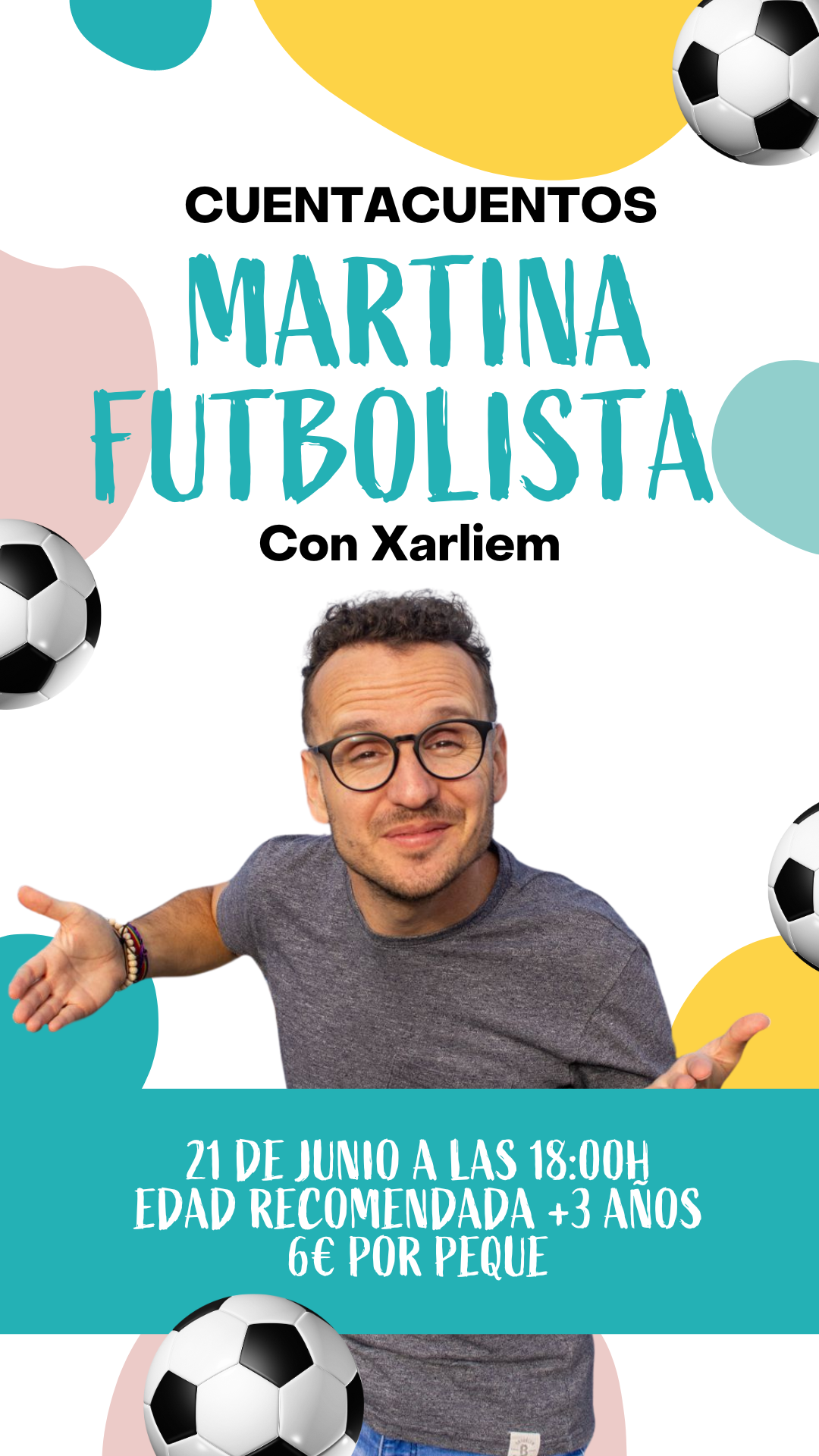 Cuentacuentos "Martina Futbolista" con Xarliem