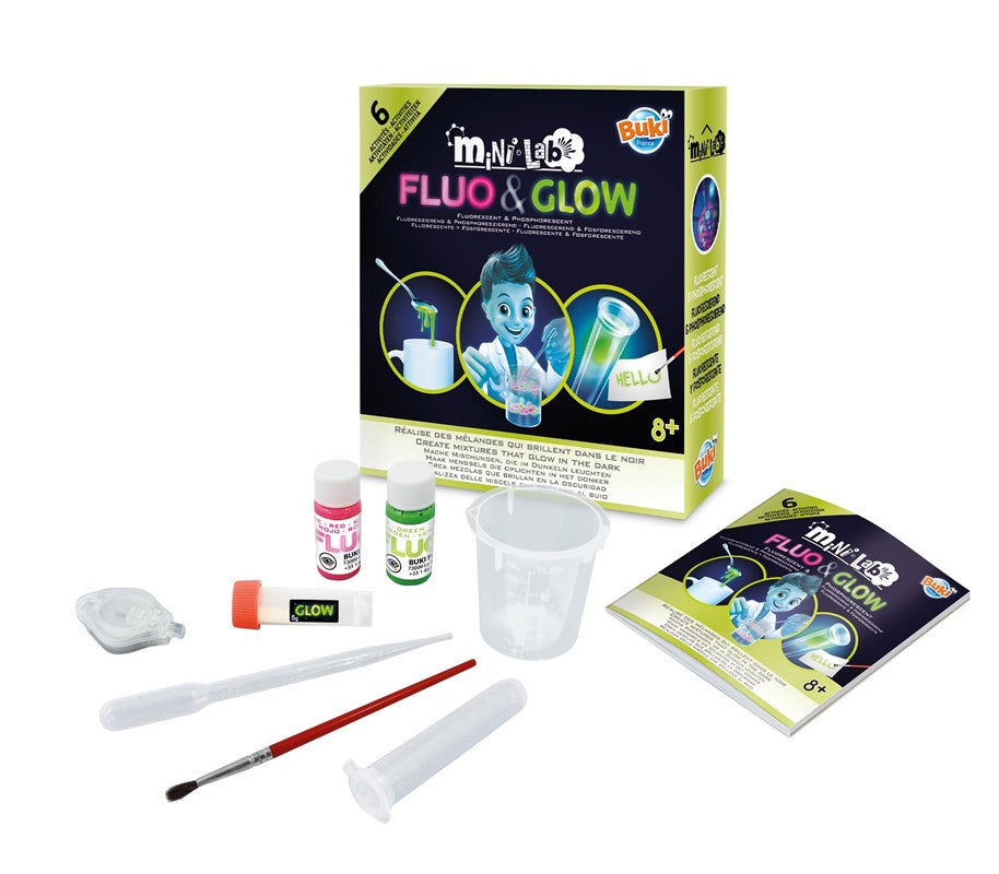 Mini laboratorio de fosforescencia BUKI