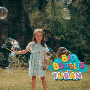 Set Bubbles varita + líquido 400ml - Tuban