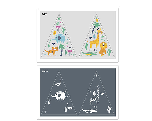 Paraguas transparente Jungle 70 cm Little L
