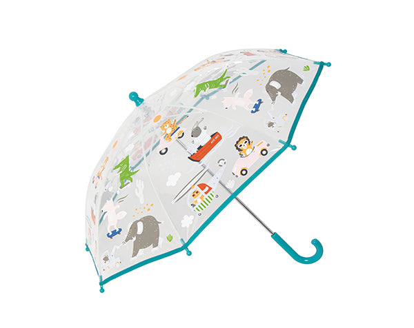 Paraguas transparente Animals & Transport 70 cm Little L