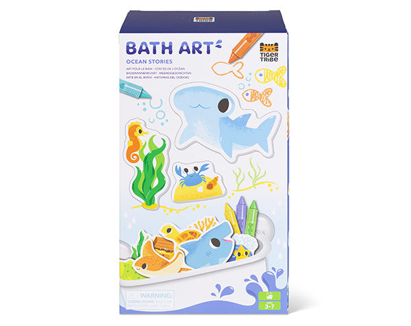 Set de arte para el baño Ocean Stories - Tiger Tribe