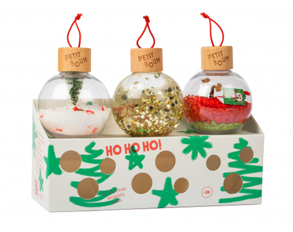 Bolas de Navidad sensoriales Xmas Balls - PETIT BOUM