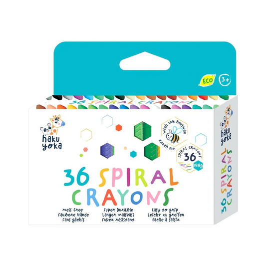 Crayones en espiral - 36 colores Haku Yoka