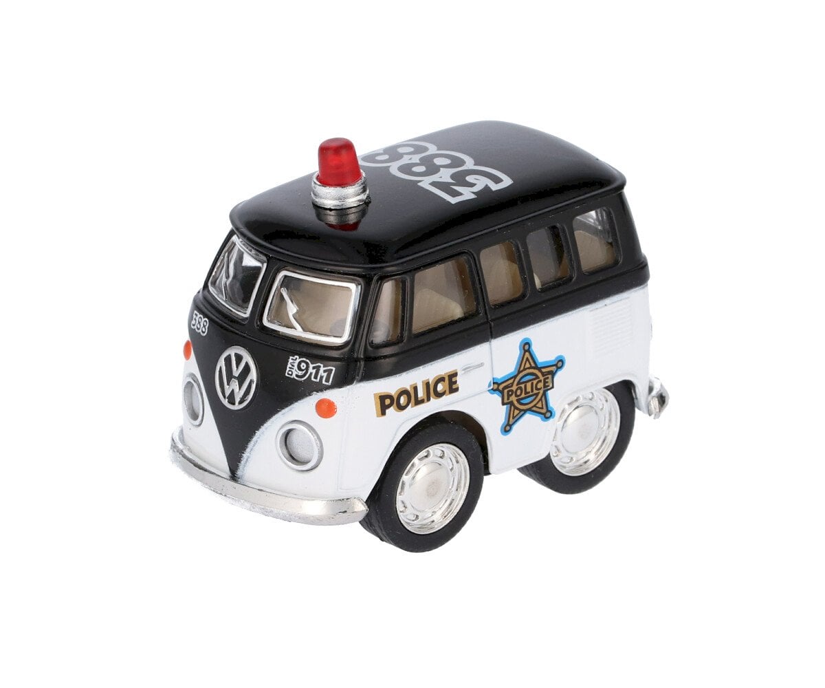 Mini Furgoneta Policía Negra - Beetle Classical