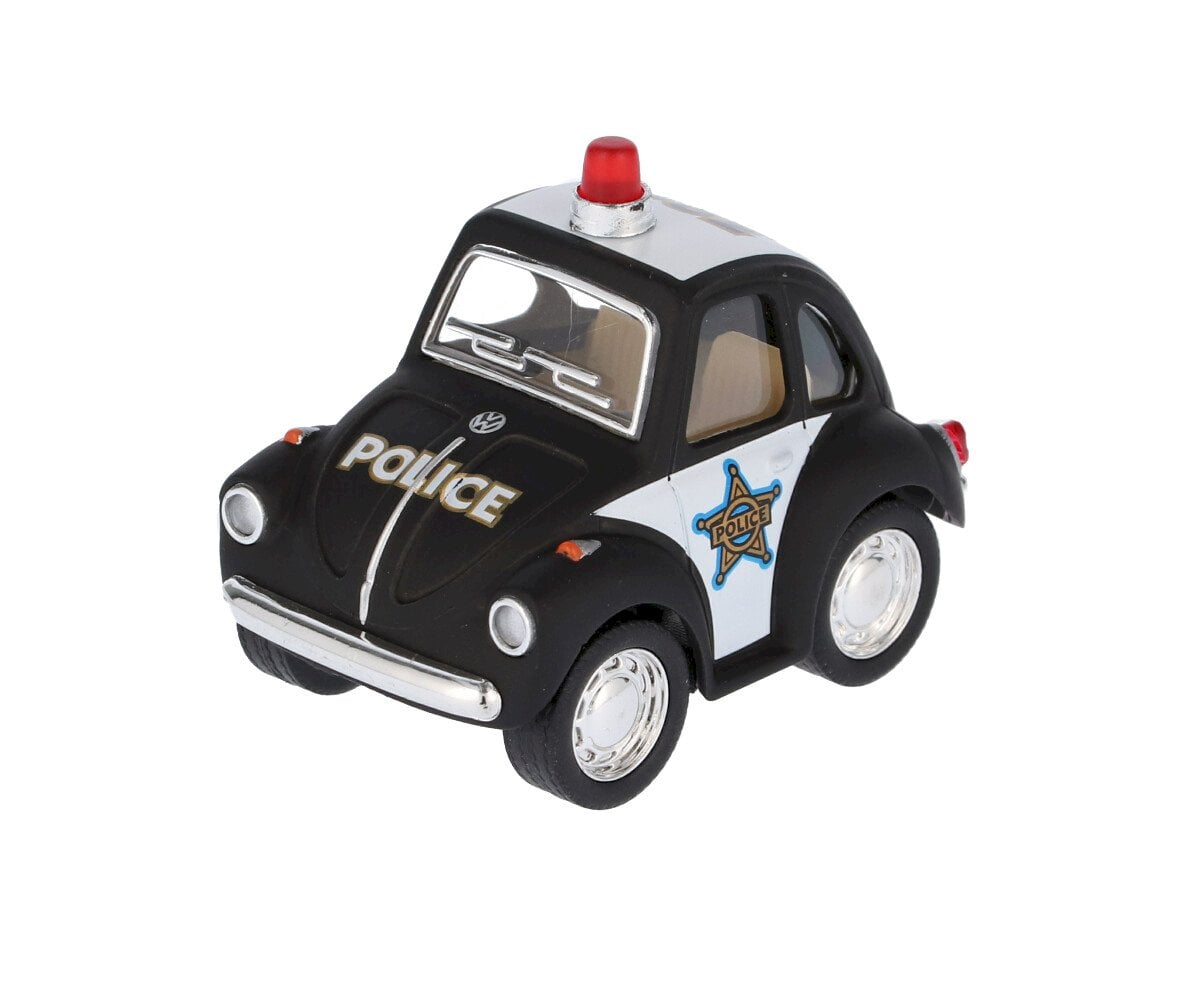 Mini Coche Policía Negro - Beetle Classical