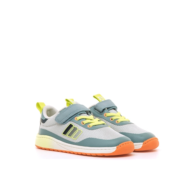 Deportivas Kids Mustang - Free Gris Flúor