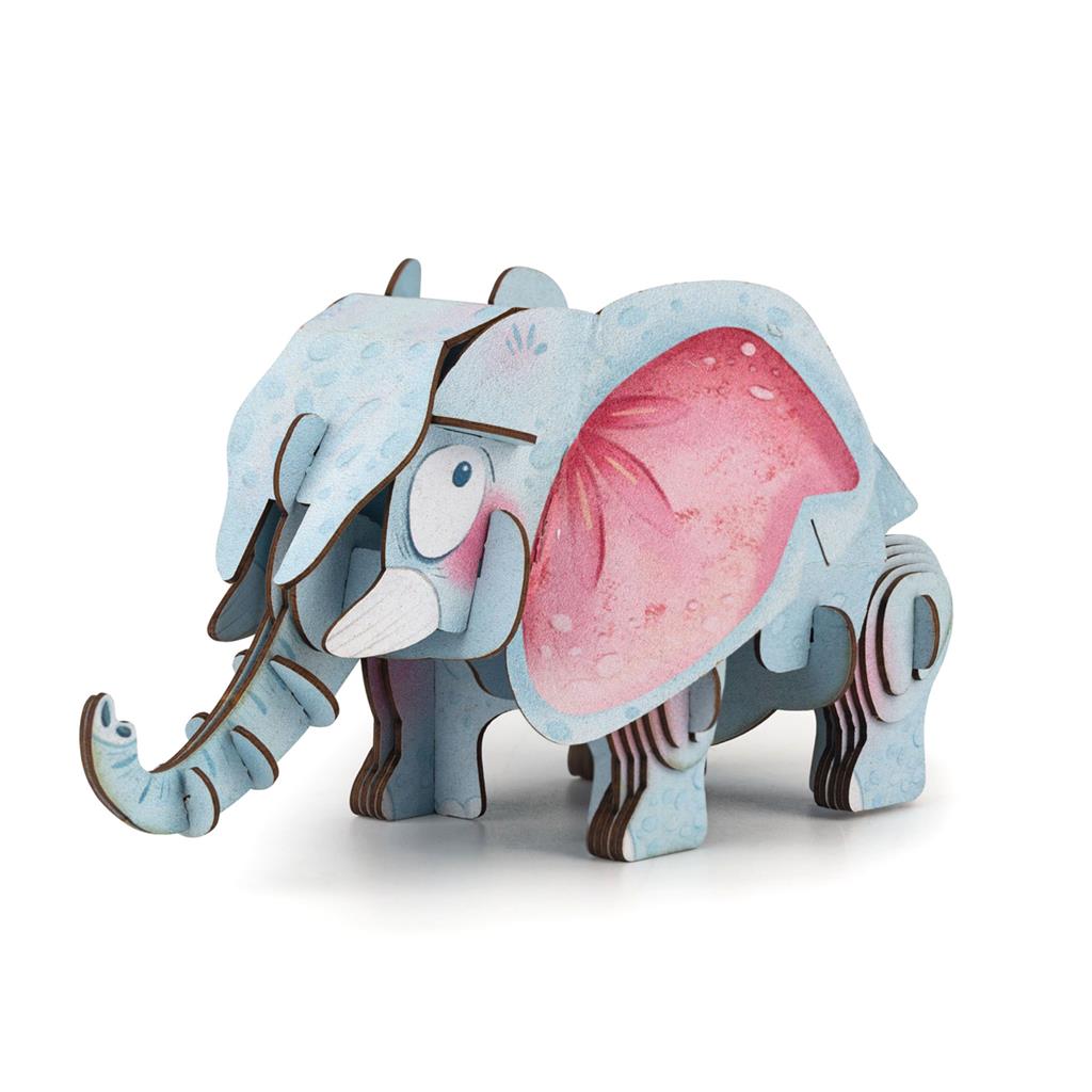 Puzzle 3D con sonido - Elefante MierEdu