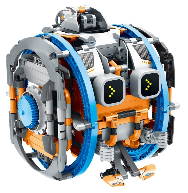 Robot radio control azul y naranja 5 en 1 - 746 piezas iMMaster