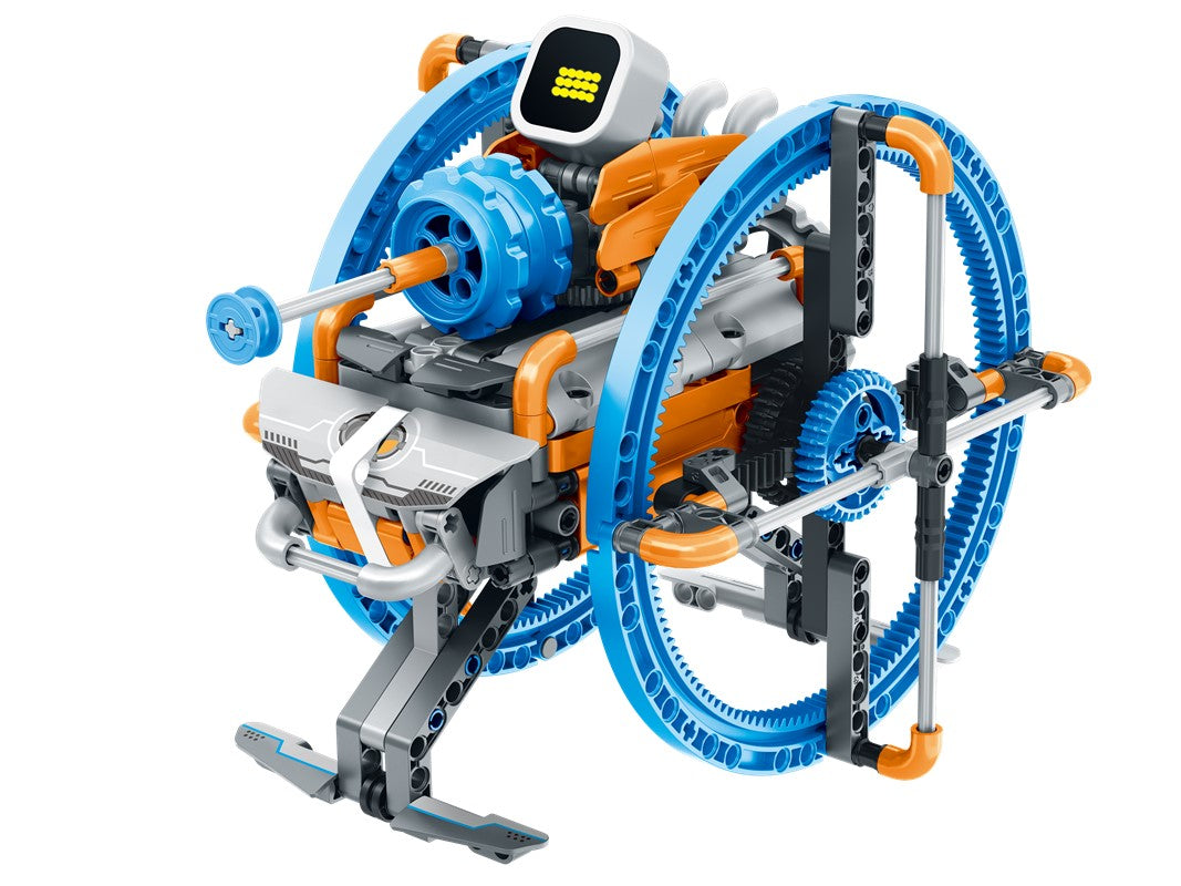Robot radio control azul y naranja 5 en 1 - 746 piezas iMMaster