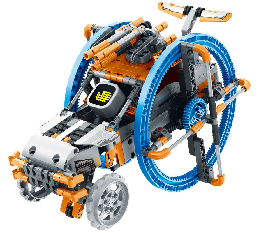 Robot radio control azul y naranja 5 en 1 - 746 piezas iMMaster