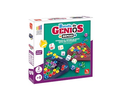 Juego de lógica Batalla de genios Gemas Lúdilo