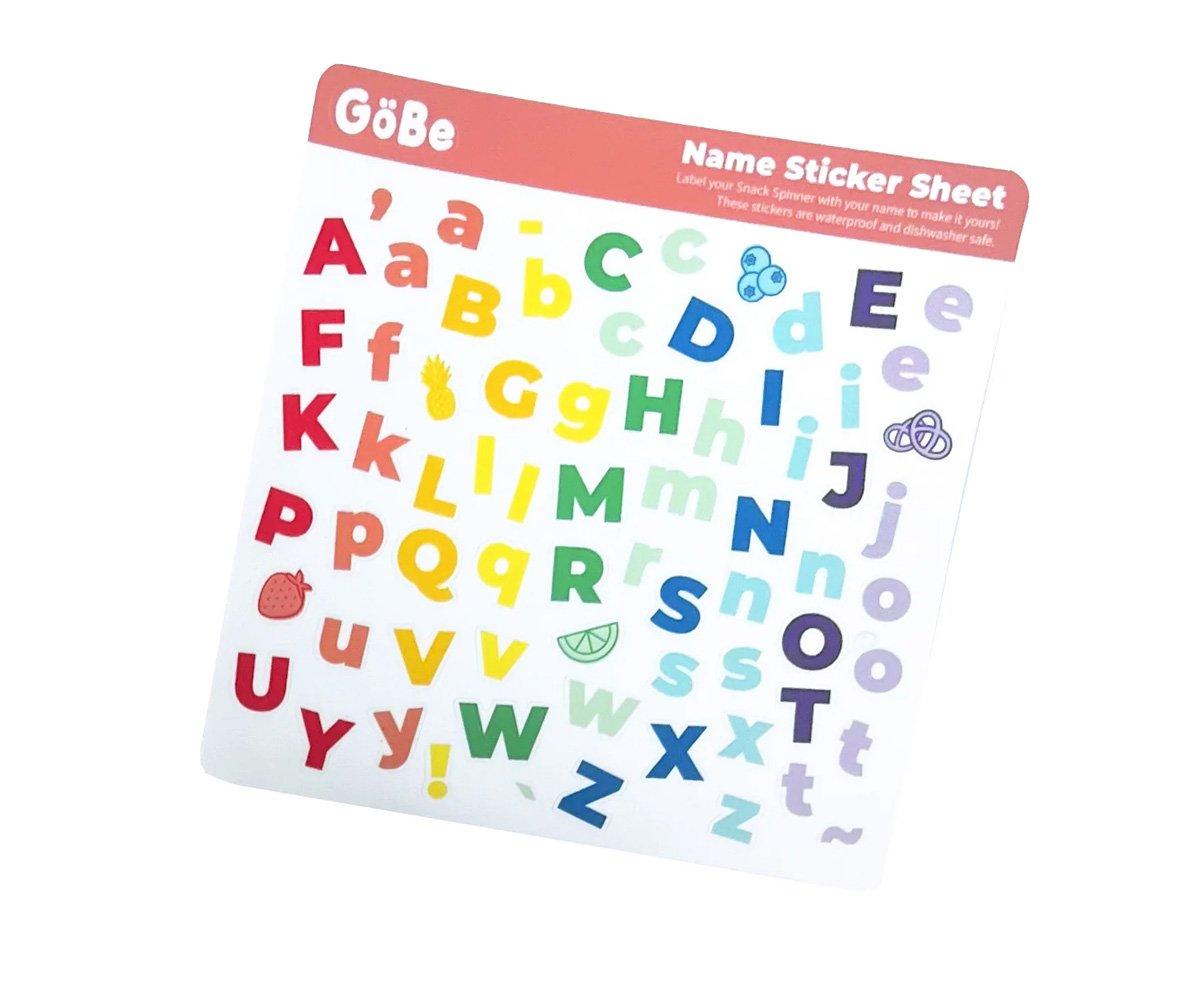 Caja de Almuerzo Grande Snack Spinner Slide con Hoja Pegatinas Mint Green - GöBe