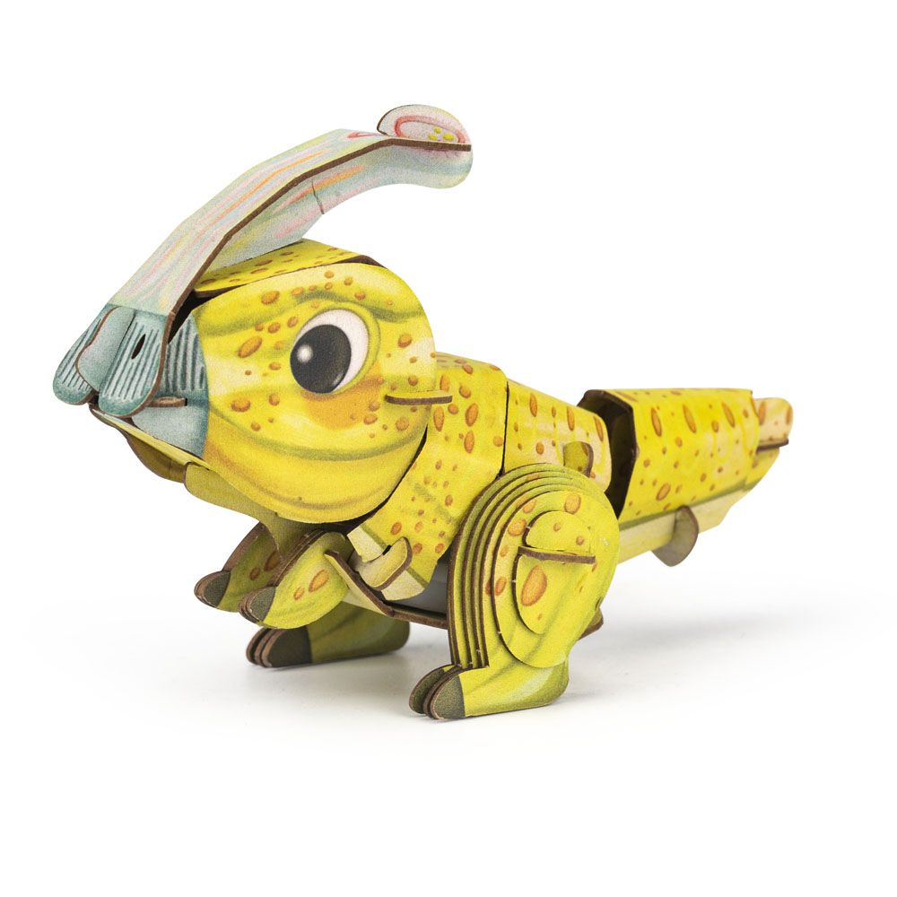 Puzzle 3D con sonido - Parasaurolophus MierEdu