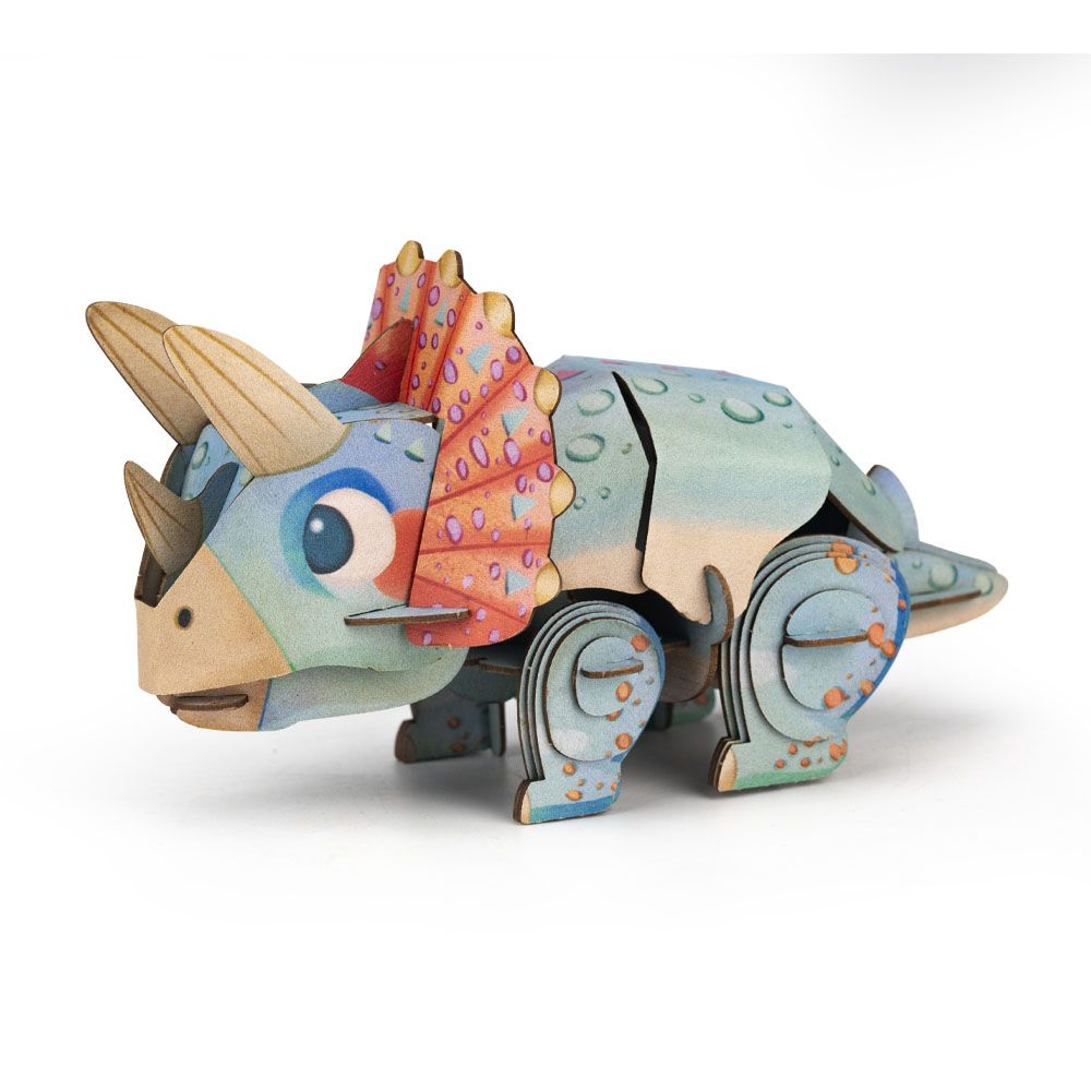 Puzzle 3D con sonido - Triceratops MierEdu