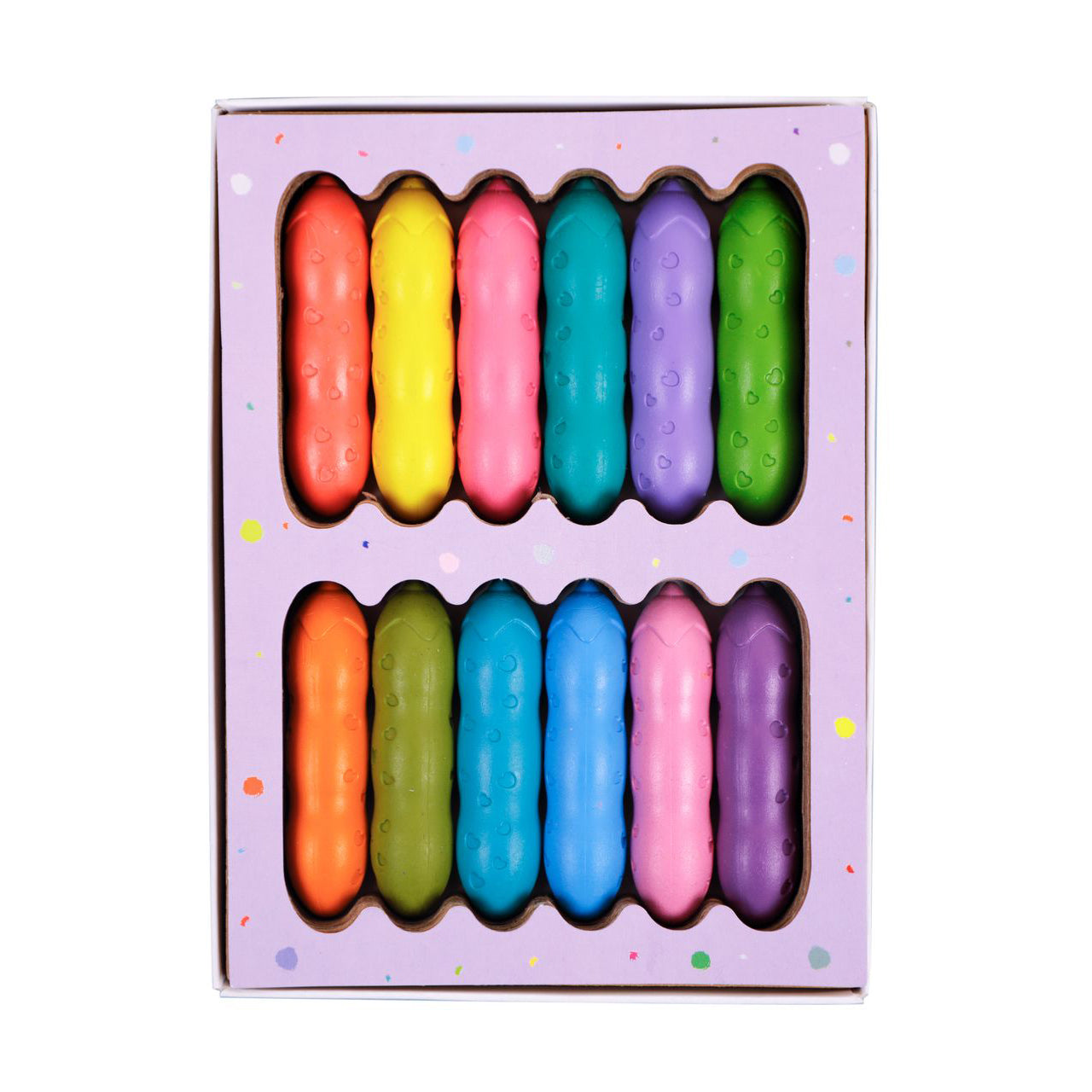 12 Crayones Pastel - Guisantes Haku Yoka