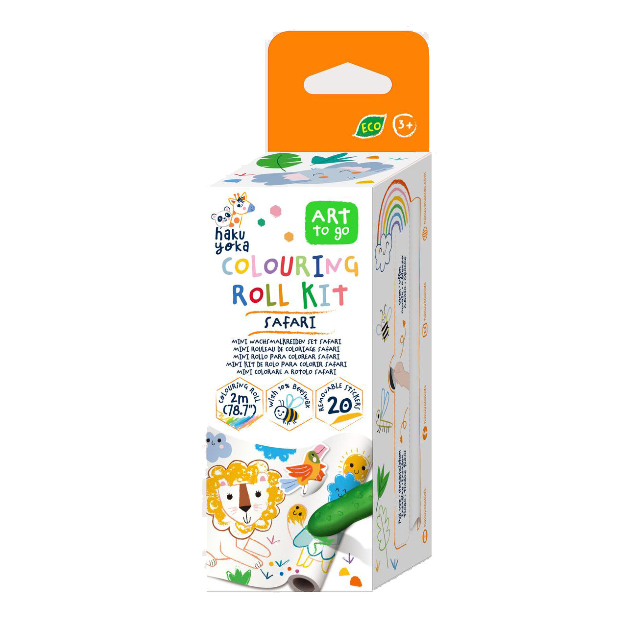 Kit mini rollo para colorear - Safari Haku Yoka