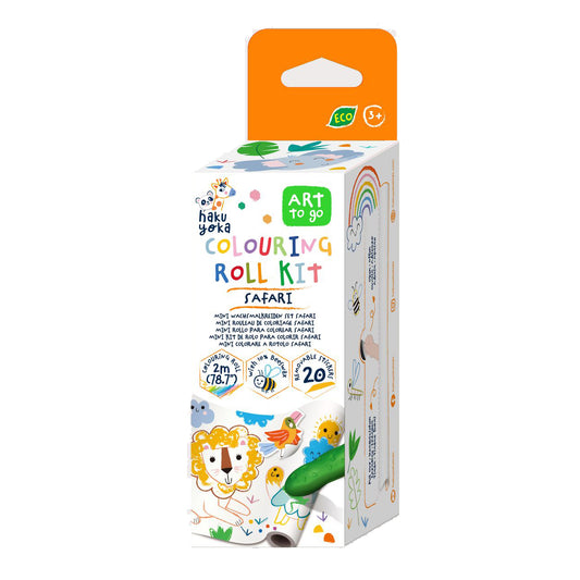 Kit mini rollo para colorear - Safari Haku Yoka