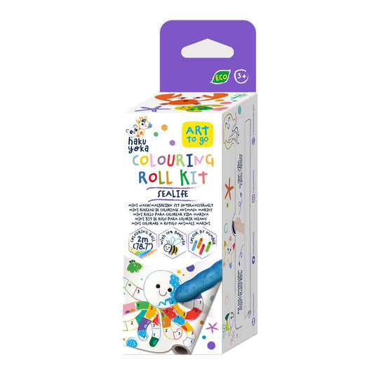 Kit mini rollo para colorear - Vida Marina Haku Yoka