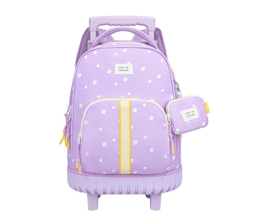 Mochila Escolar Trolley May Daisy Lilac