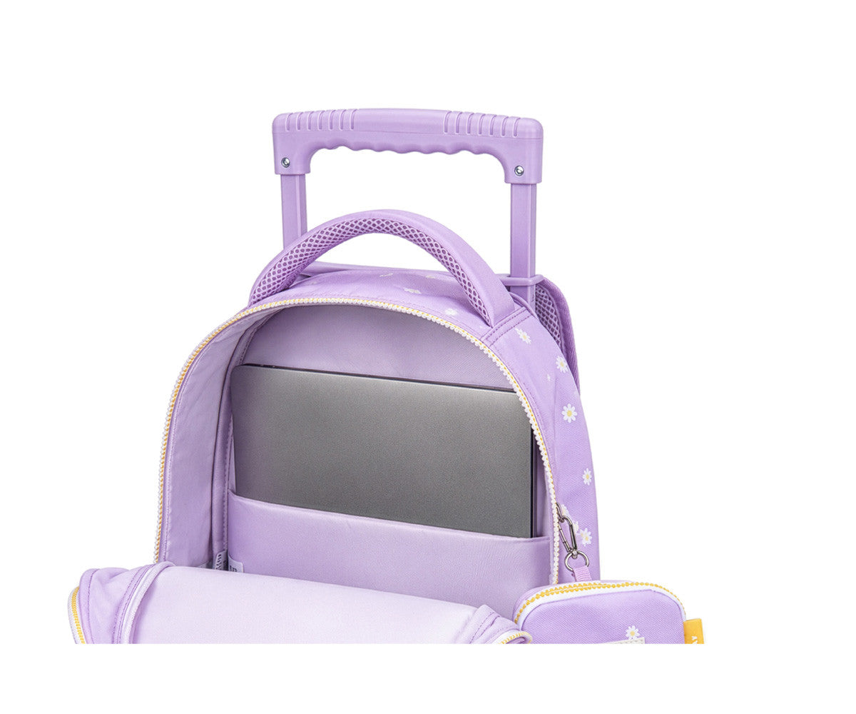 Mochila Escolar Trolley May Daisy Lilac