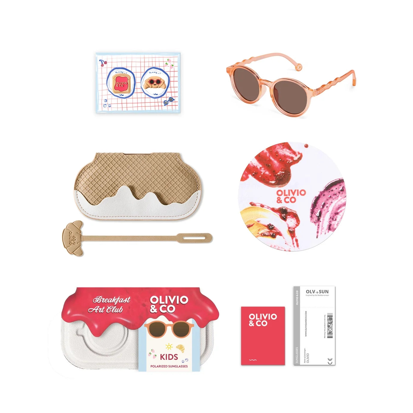 Gafas de Sol OLIVIO & CO - Oval Fig Pink