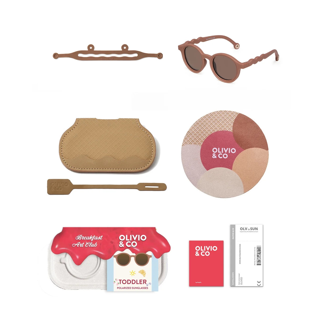 Gafas de Sol OLIVIO & CO - Toddler 18-36m Oval Chocolate