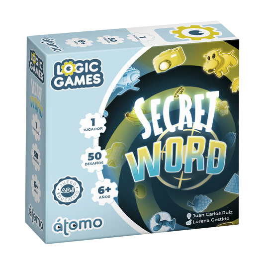 Juego de lógica Secret Word Átomo