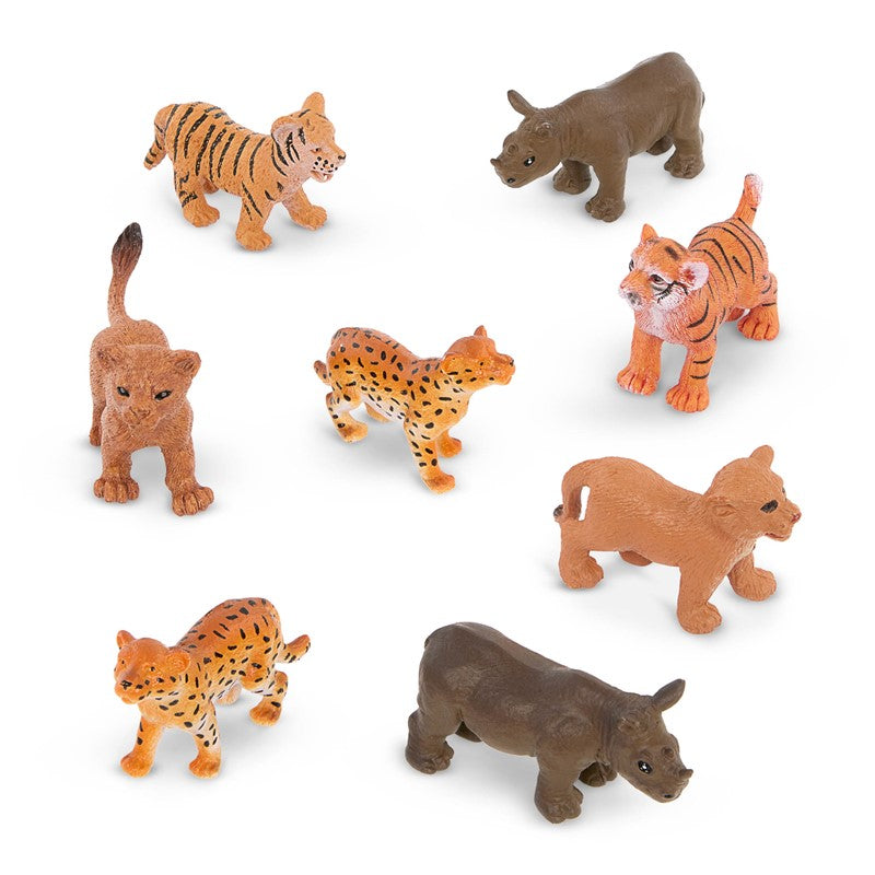 Tubo de 8 animales salvajes 5-7cm - Terra
