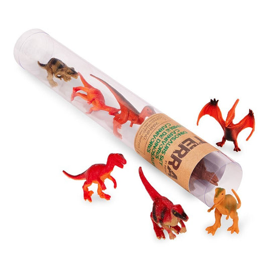 Tubo de 8 dinosaurios 7-11cm - Terra