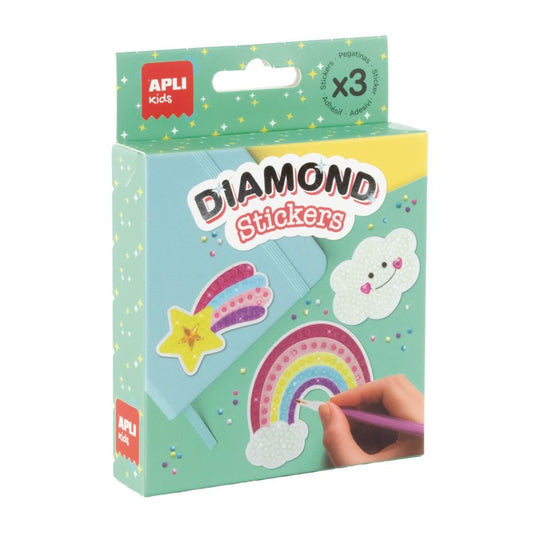 Kit pegatinas con diamantes - Apli