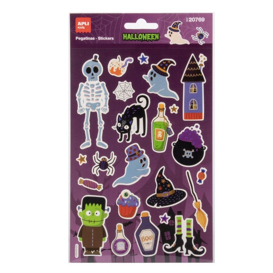 Pegatinas Esqueleto Halloween - Apli