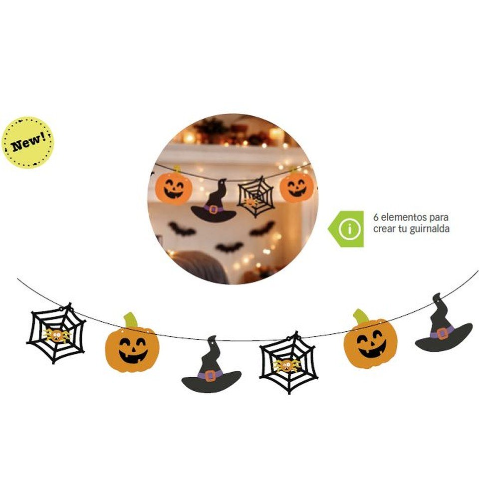 Guirnalda DIY Calabazas Halloween - Apli