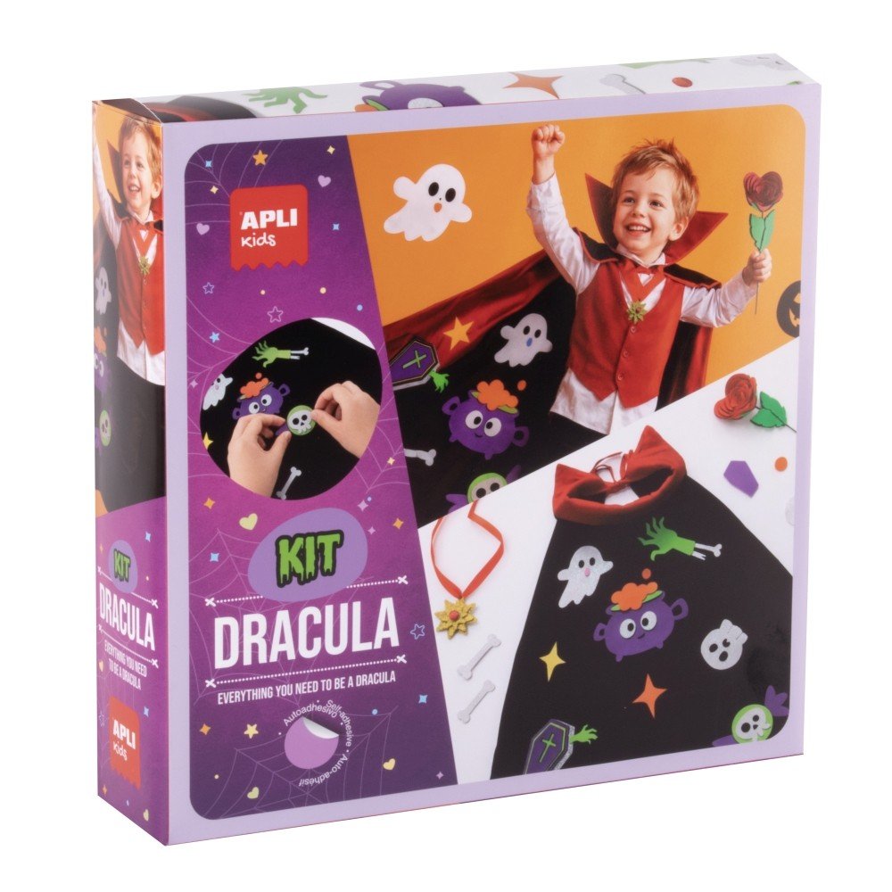 Kit disfraz DIY Drácula Halloween - Apli