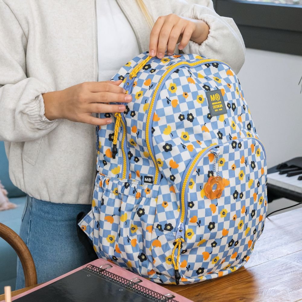 Mochila escolar triple Oslo Square Fit