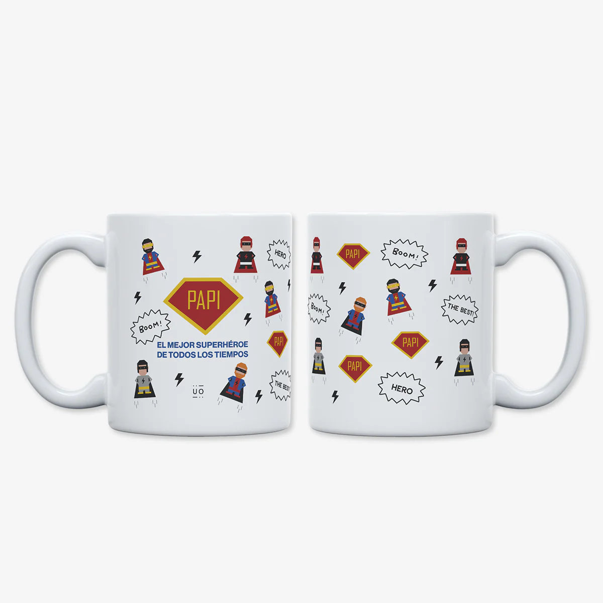 Kit Taza + Calcetines "Papi, el mejor superhéroe