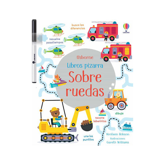 Libro pizarra: Sobre ruedas