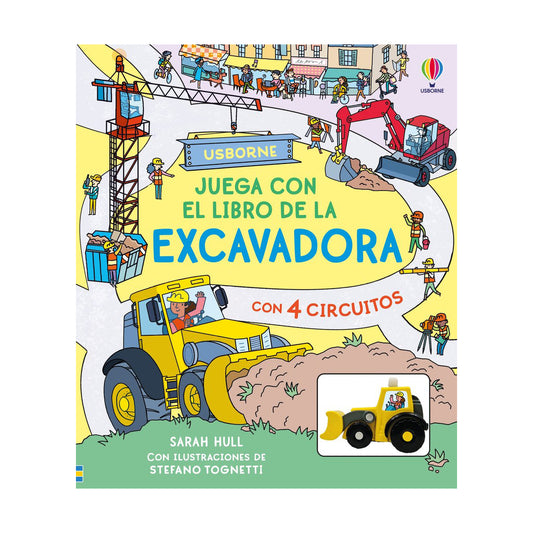 Juega con el libro de la excavadora